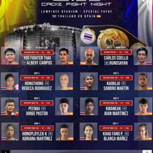 1 November 2025 - Cadiz Fight Night (Lumpinee Stadium)